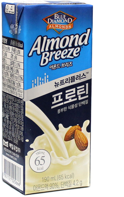 블루다이아몬드 아몬드 브리즈 뉴트리플러스 프로틴, 190ml, 2개