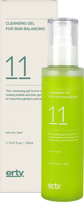 에르띠 11 클렌징 젤 포 스킨 밸런싱 / 샘플제공, 1개, 150ml