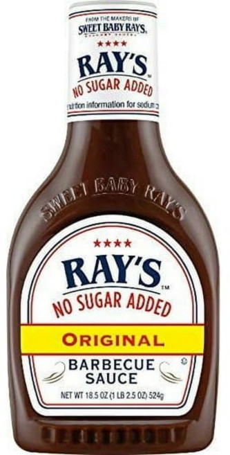 스위트 베이비 레이스 무설탕 오리지널 바베큐 소스, 1개, 524g