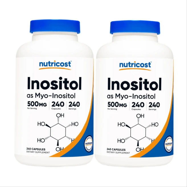 뉴트리코스트 미오 이노시톨 500mg 240캡슐 2개 16개월분, 240정 - 쿠팡