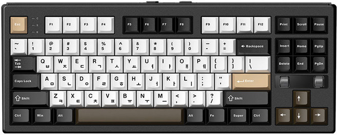 프리플로우 archon F1 PRO TKL 유무선 8K 게이밍 기계식 키보드 마에스트로 저소음 블루축