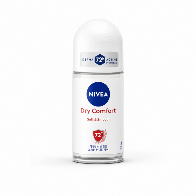 니베아 데오드란트 롤온 드라이 컴포트 롤온타입, 50ml, 1개