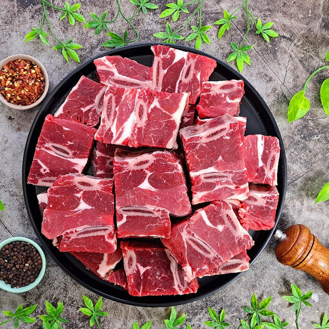 호주산 갈비 척갈비 LA갈비용 찜용 바베큐용, 2.5cm(숯불구이용), 1개, 5kg