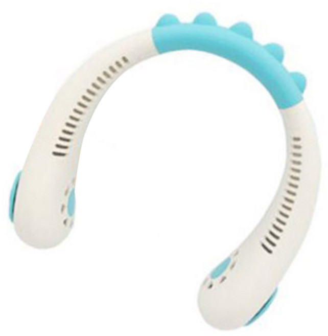 어린이 휴대용 넥밴드 선풍기 목걸이선풍기 목선풍기 C-Type 충전방식 국내당일배송 국내KC인증, 화이트