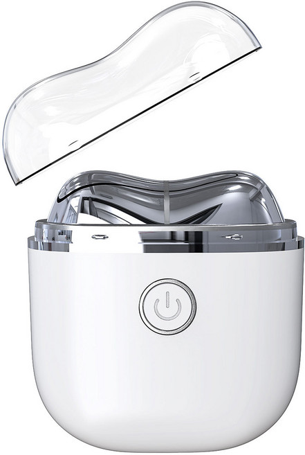 DFMEI 彩光按摩神器精華導入儀家用美容儀 EMS微電流面部美頸刮痧儀, 1個, 【078】白色:英文說明書