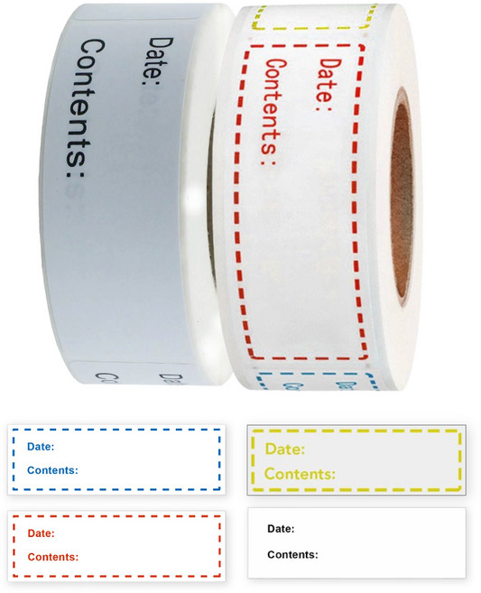 동아피엠에스 다용도 주방 식품 라벨 정리 4종 스티커, 300개입, 2세트