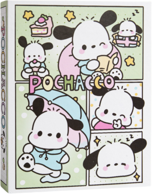 산리오 미니 포카 다이어리 포토카드 콜렉트북, 포차코+A5*10개 (총80개입)