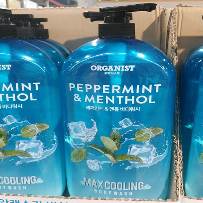 오가니스트 맥스 쿨링 바디워시 페퍼민트 앤 멘톨, 1.5kg, 1개