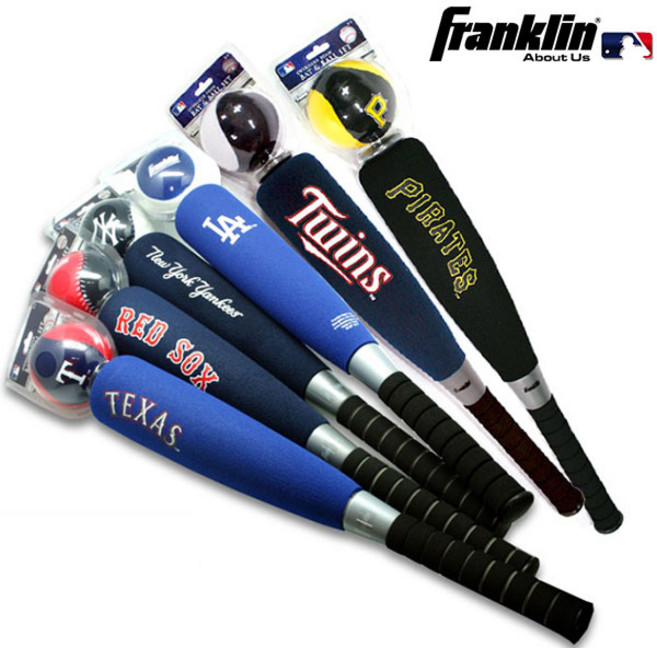 MLB 메이저리그 팀 로고 어린이 야구놀이 배트 세트 폼배트, F.MLB-BAT, LA, 1개