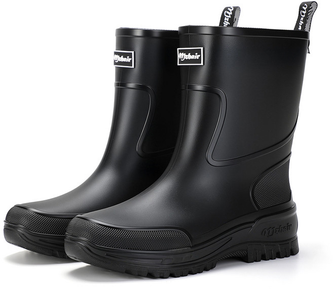 미들 레인부츠 여름 패션 남성 장화 캐주얼 작업용낚시 장화 YU-2601