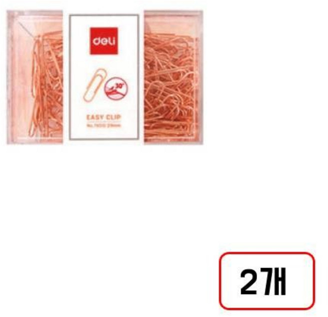 델리) 클립 크립, 2개, 로즈골드(N3103304/160개입)