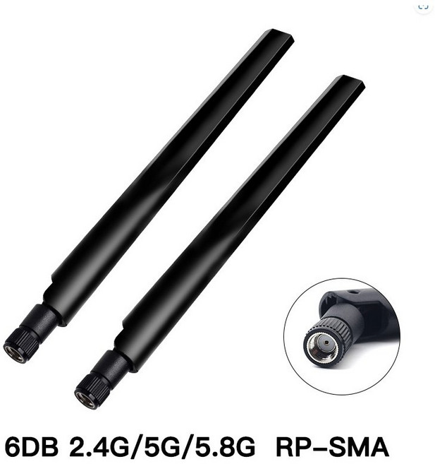 WIFI 메인보드용 WIFI 안테나 (RP SMA) 2개 1세트, B타입, 1개