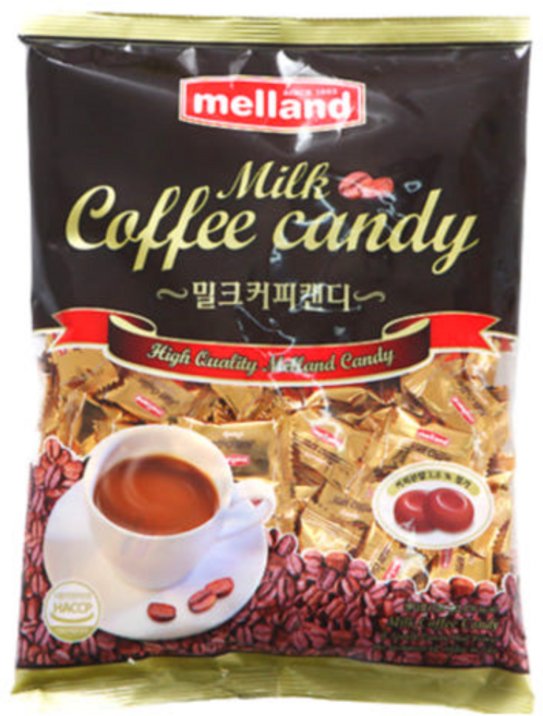 [멜랜드] 밀크커피맛 캔디, 520g, 1개