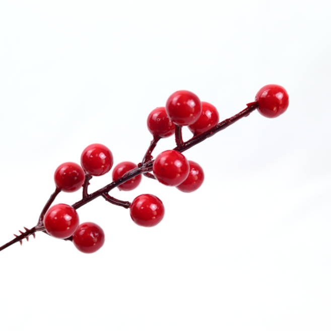 망개나무 빨간열매 조화, 1개, 상세페이지 참조