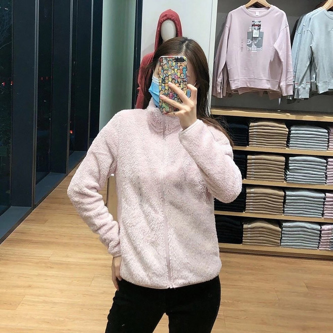 바른 가볍고 따듯한 뽀글이 후리스 기능성 방한 슬림핏 쉐르파 집업