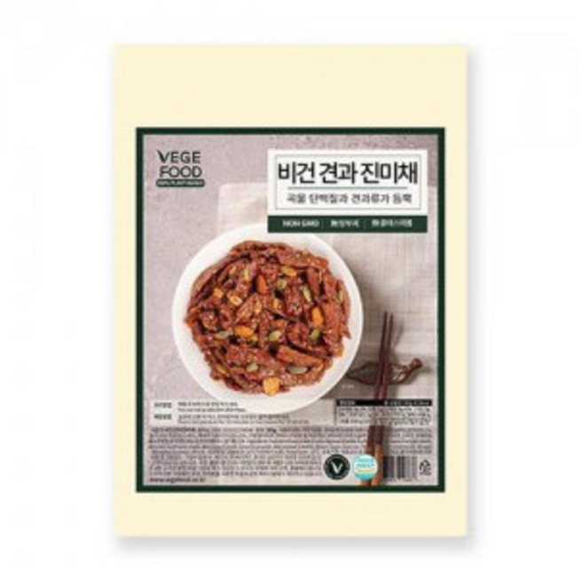 [냉동] 비건견과진미채 200g, 1개