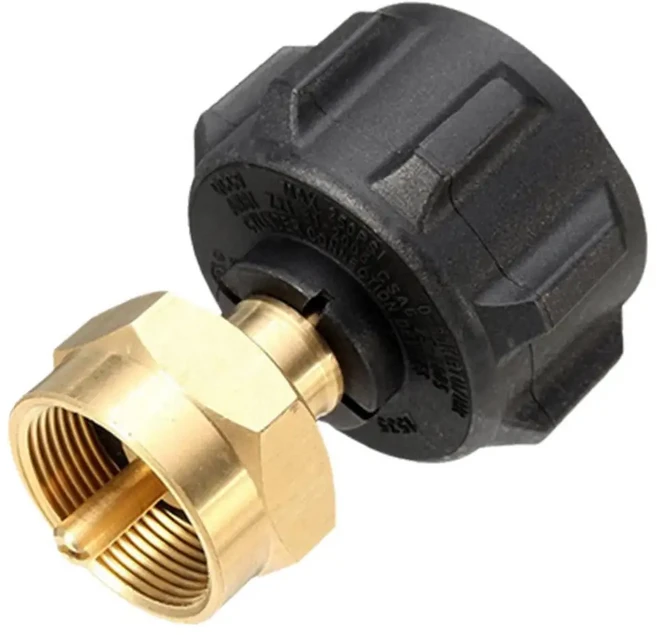 QCC1 조절기 밸브 프로판 리필 어댑터 야외 피크닉 가스 실린더 탱크 바베큐 도구