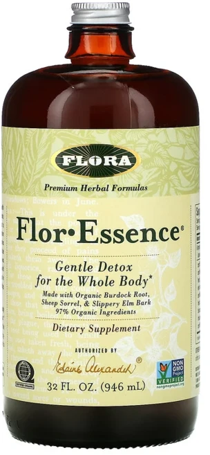 Flora 플로어-에센스 젠틀 디톡스 포 더 홀 바디, 1개, 946ml - 쿠팡