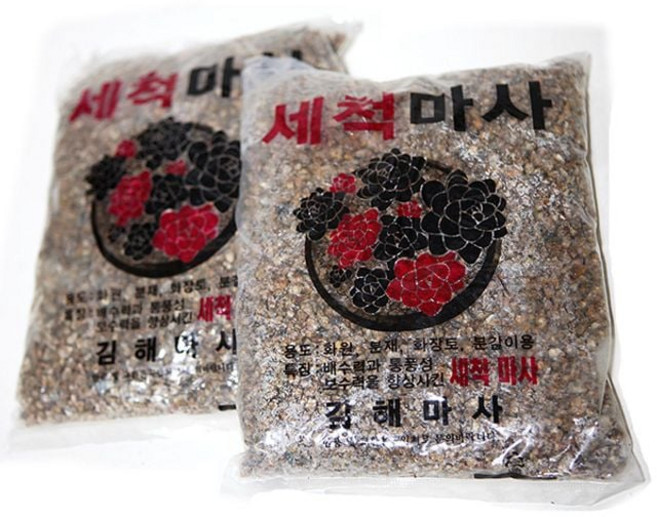 마사토 2kg전후 (2개) 씻은마사 분갈이흙 분갈이흙 mar029cI, 1g, 1ml, 1개