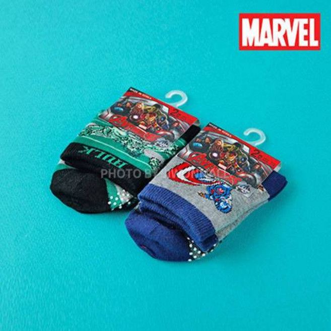 어벤저스 양말-랜덤 유아 3세~4세 발길이 11Cm 양말