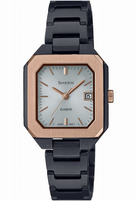 씬 솔라 여성 메탈 손목시계 SHS-4528GBJ-7AJF