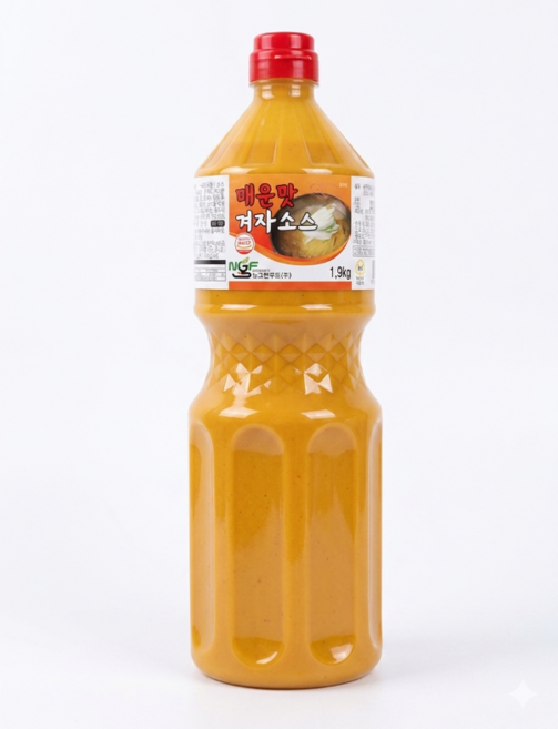 뉴그린 매운맛 겨자소스1.9kg 냉면겨자 해파리냉채 소스, 1.9kg, 1개