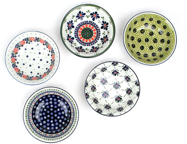 폴라브 오트밀 쿠프 16.5cm 5P / 일본 도자기그릇, 상세 설명 참조, 1개