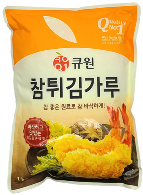 큐원참튀김가루1KG, 1kg, 1개