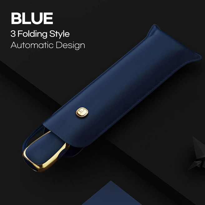 OLYCAT 여성용 플랫 자동 우산 초경량 여행용 태양 럭셔리 UV 휴대용 파라솔