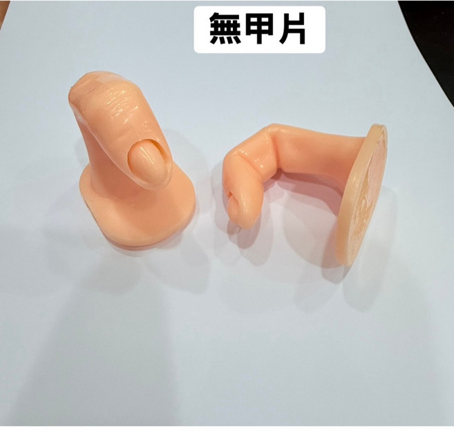 Bling Nail 練習用假手指, 1個, 無甲片