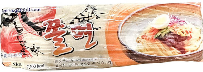 미식가 쫄면 사리 냉동 2kg 6개 면