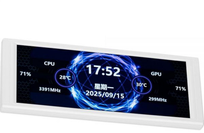 Thermalright Trofeo Vision LCD AIO 디스플레이 6.8인치 PC 모니터 실시간 하드웨어 모니터링을 위한 USB 타입-C 스크린 게이밍 케이스/CPU