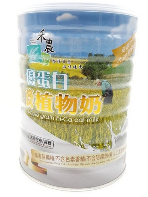 禾農 優蛋白高鈣植物奶, 2個, 2罐, 850g