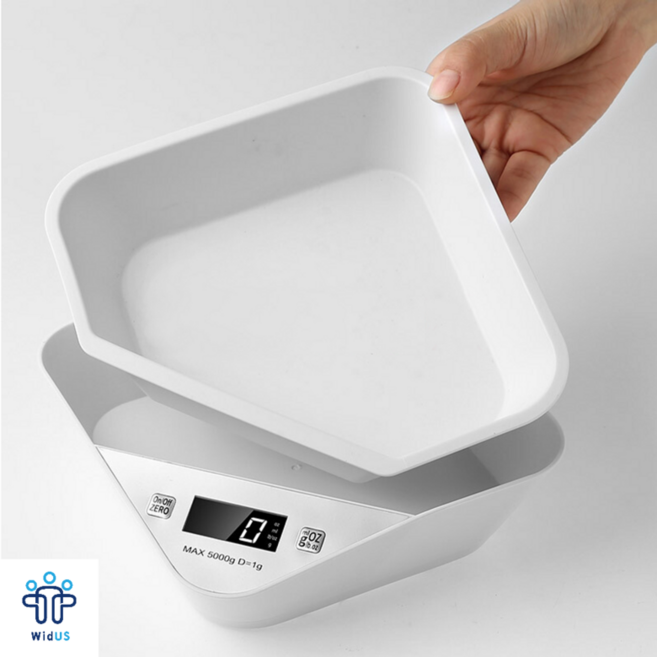 강아지 고양이 애견 체중계 저울 반려동물 강아지체중계, 5kg, 화이트