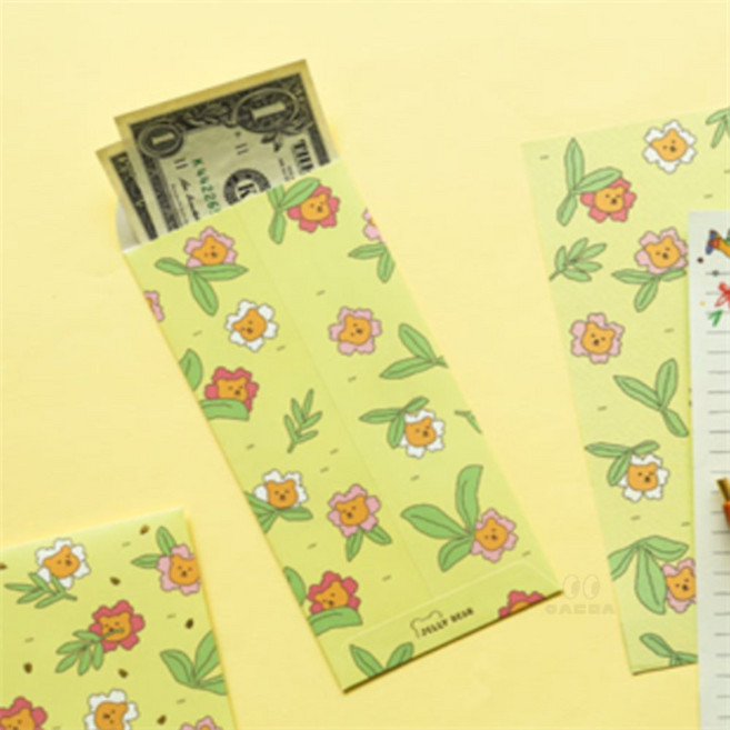 일상다많사 귀여운 일러스트 현금봉투 젤리베어 데일리라이크 용돈봉투 감사편지 귀여운편지봉투, 04 Bohemian