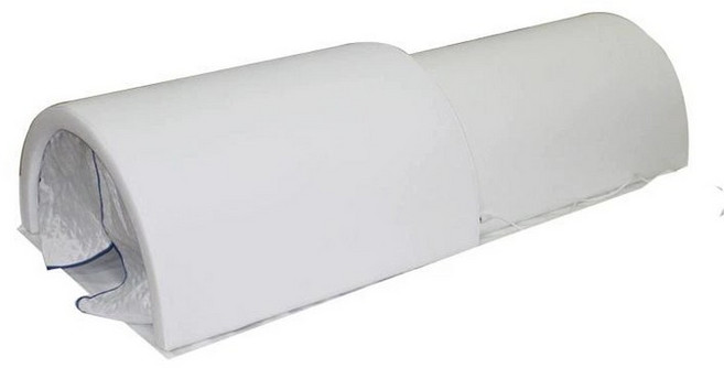 건식 전신욕기 개인사우나 스파샵 누워서하는 찜질 돔형 이동식, 화이트(온열매트), A. 화이트 발열패드