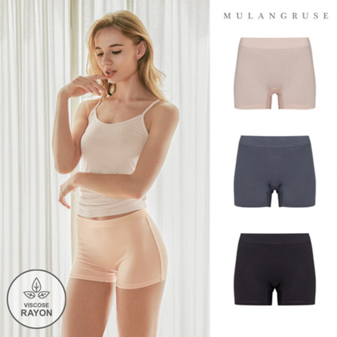 여성 드로즈 모달팬티 빅사이즈 사각팬티 3종