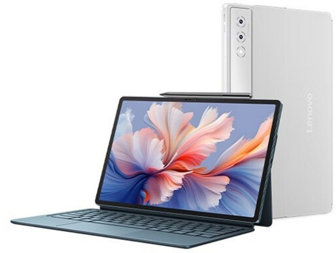 레노버 YOGA pad pro 마그네틱 키보드 거치대 키보드, 블루