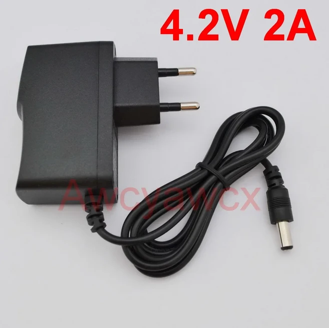 21V 1A 25.2V 8.4V 2A 12.6V 2A16.8V 3A18650 배터리 충전기 전원 어댑터 2S 3S 4S 리튬 이온 팩, 01 US  plug, 04 4.2V 2A