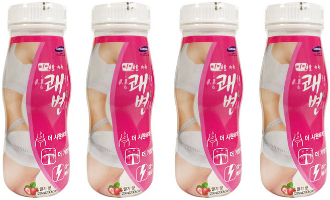 고려인삼과학 프리미엄 상쾌한변화 쾌변 120ml, 4개