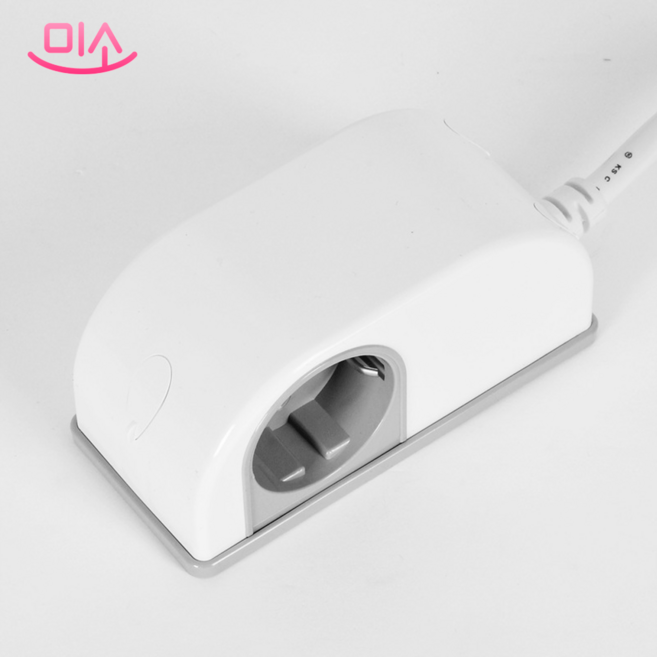 아이정 방수방진 2~6구 욕실 화장실 비데용 멀티탭 콘센트, 방수방진 2구 (스위치X), 3m, 1개