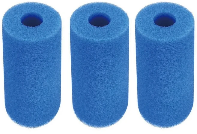 인텍스 타입 A 수영장 필터 폼 카트리지 재사용 가능한 세척 스펀지 클리너, 02 3 PCS
