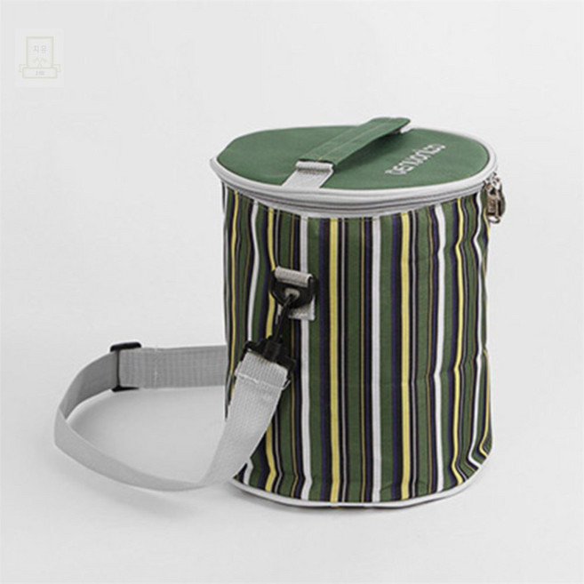 스토어-이유 아이스백 8L 보온 보냉 단열 그린 옥스퍼드소형보냉가방