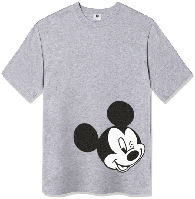 일루소 디즈니 미키얼굴 반팔 티셔츠