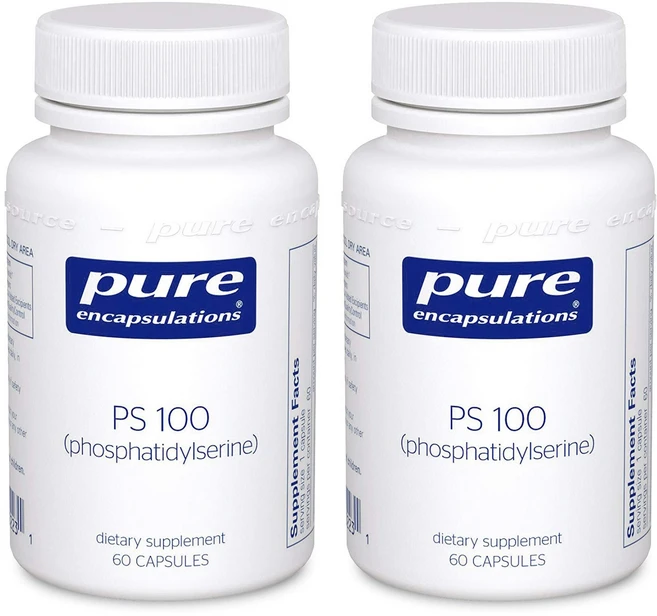 퓨어인캡슐레이션 PS 100 (포스파티딜세린) 캡슐 글루텐 프리, 60정, 2개 - 쿠팡