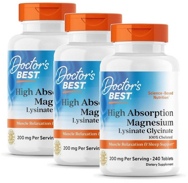 닥터스베스트 마그네슘, 240정, 3개
