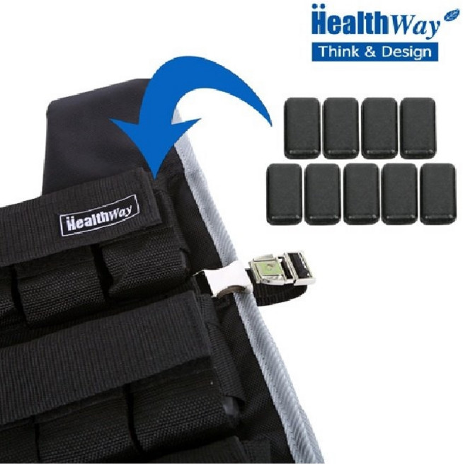 nicespo 중량조끼 웨이트조끼 철중량바 1Kg낱개(조끼미포함)