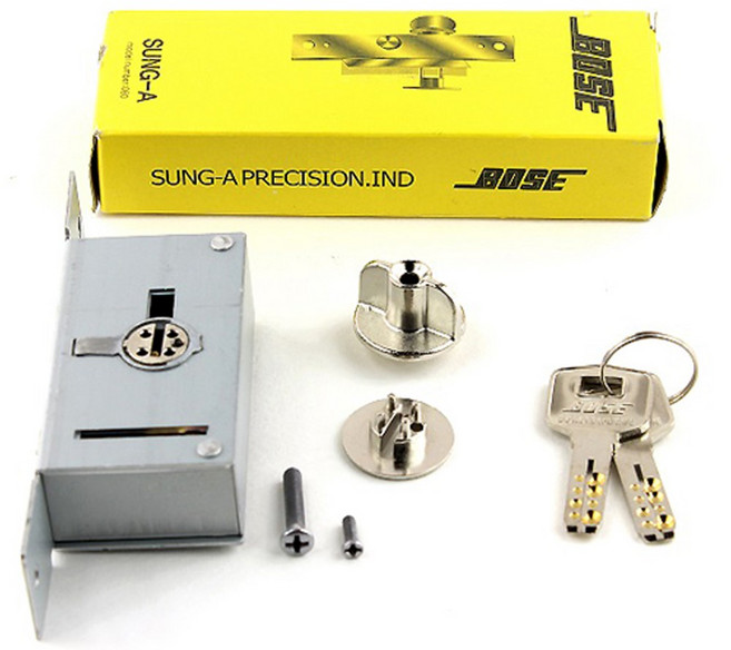 보세 Bose 겸용 상부 강화유리 현관문 보조키 잠금장치 손잡이 도어록, 보세 좌우겸용