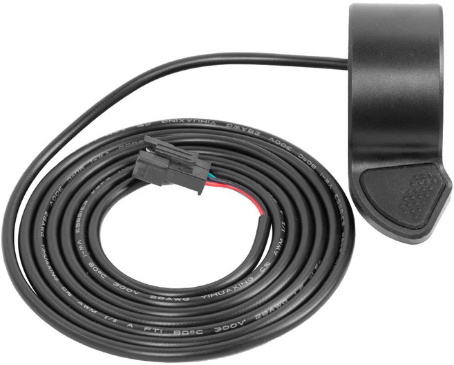 전기 자전거 스쿠터 범용 브러시리스 컨트롤러 가속기 속도 컨트롤러 Ebike 전기 270X 썸 제어 방수 가스 그립 스로틀 부품, 1) Black