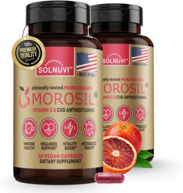 Morosil Clinically Tested C3G Supplement - Metabolism Antioxidant Wellness Support for Men & Wom, 30 Count (Pack of 1), 1개 - 쿠팡